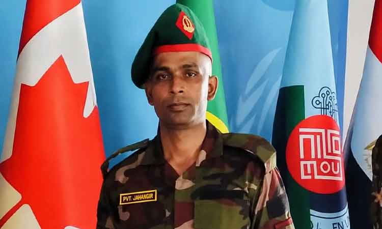 জাতিসংঘ পদকে ভূষিত শহীদ শান্তিরক্ষী জাহাঙ্গীর আলম