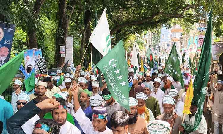 কিশোরগঞ্জে ঈদে মিলাদুন্নবীর বিশাল জশনে জুলুস