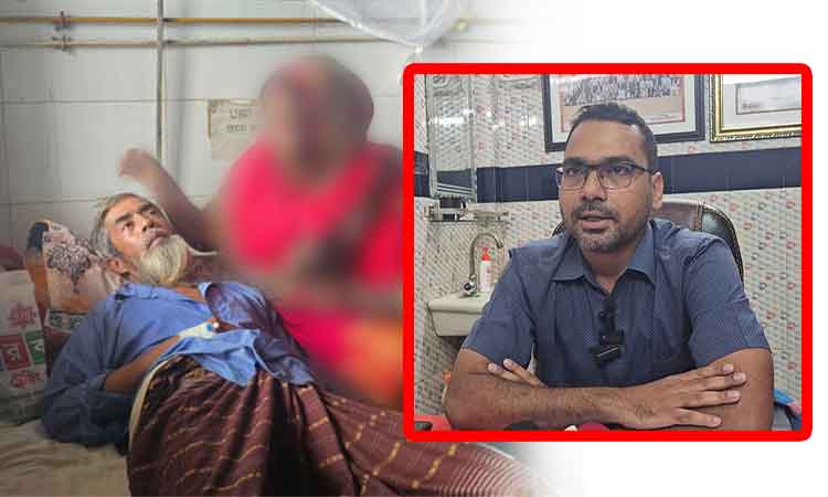 হাসপাতালে চিকিৎসা নিতে যাওয়া রোগীকে মেরে রক্তাক্ত জখম করার অভিযোগ